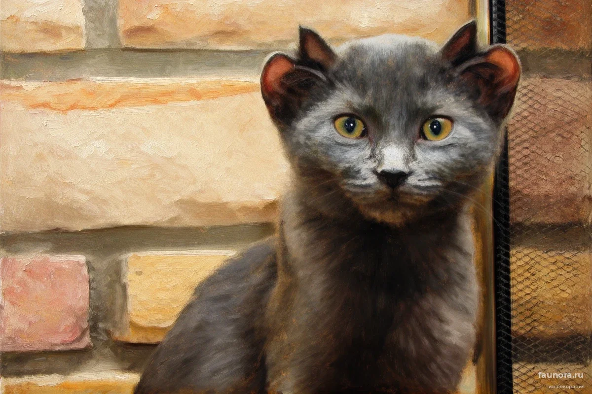 Четыре уха вместо двух: почему за особенным котенком выстроилась очередь из тысяч людей