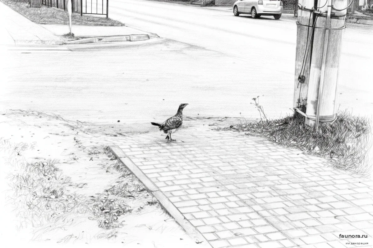 В центре Жиздры поймали редкую гостью: охотоведам пришлось применить сачки