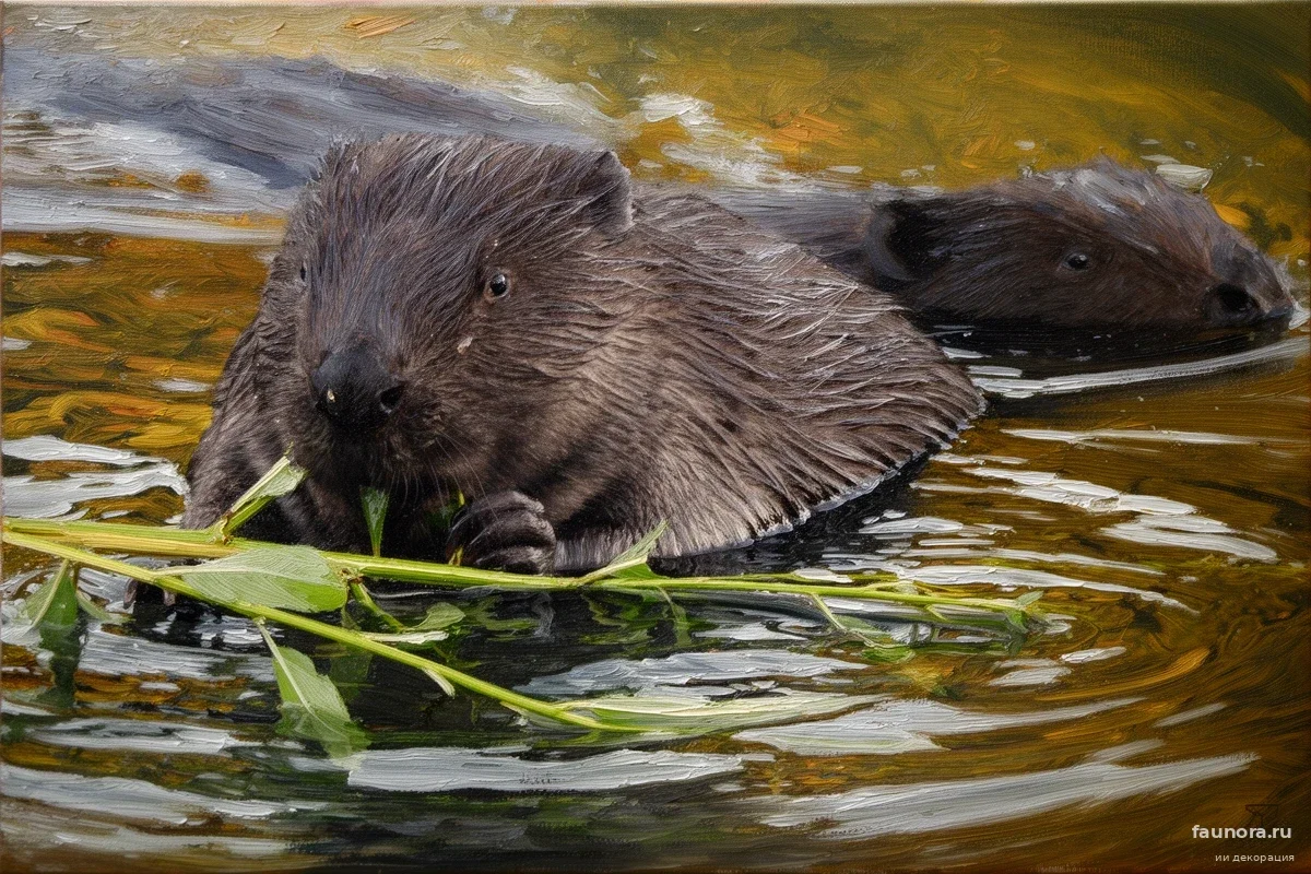 Ученые РАН обнаружили в Москве остров, где бобры живут целыми семьями