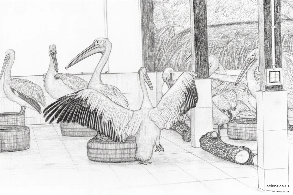 Под Волоколамском 14 пеликанов прошли проверку, но отказываются выходить на воду